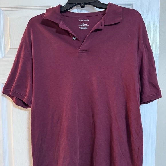 Van Heusen Other - Van Heusen Maroon classic fit polo